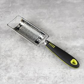 1pc Cheese Grater Stainless Steel Grater; Cheese Grater; With Handle; Handheld Cheese Grater For Parmesan Cheese; Vegetables; Ginger; Garlic; Lemon