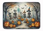 Calacas Skeletons Spooky Halloween Memory Foam Kitchen Mat Machine Washable Anti-Fatigue Mat Cushion Comfort Bath Mat or Kitchen Rug