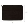(3 pack) Dish Drying Mat, Black & Gold