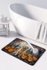 Golden Retriever Spooky Halloween Memory Foam Kitchen Mat Machine Washable Anti-Fatigue Mat Cushion Comfort Bath Mat or Kitchen Rug