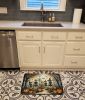 Calacas Skeletons Spooky Halloween Memory Foam Kitchen Mat Machine Washable Anti-Fatigue Mat Cushion Comfort Bath Mat or Kitchen Rug