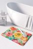 Ranunculus in Watercolor Memory Foam Kitchen Mat Machine Washable Anti-Fatigue Mat Cushion Comfort Bath Mat or Kitchen Rug