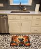 Fawn Pug Fall Memory Foam Kitchen Mat Machine Washable Anti-Fatigue Mat Cushion Comfort Bath Mat or Kitchen Rug
