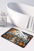 Day of the Dead Spooky Halloween Memory Foam Kitchen Mat Machine Washable Anti-Fatigue Mat Cushion Comfort Bath Mat or Kitchen Rug