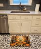 Yellow Labrador Retriever Fall Memory Foam Kitchen Mat Machine Washable Anti-Fatigue Mat Cushion Comfort Bath Mat or Kitchen Rug
