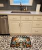 Day of the Dead Spooky Halloween Memory Foam Kitchen Mat Machine Washable Anti-Fatigue Mat Cushion Comfort Bath Mat or Kitchen Rug