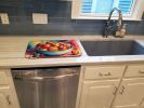 Colorful Apples Dish Drying Mat Absorbent Dish Drying Mat Pad for Kitchen Counter Dish Drainer Mat for Countertop, 14 x 21", Multicolor