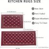 Kitchen Mat Cushioned Kitchen Rugs Non-Skid Waterproof Kitchen Mats and Rugs Comfort Standing Mat for Kitchen, Floor, Office, Sink, Laundry