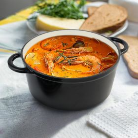 Dutch Oven - Cast Iron (Option: BK-1PC-24cm)