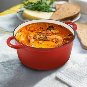 Dutch Oven - Cast Iron (Option: RE-1PC-24cm)