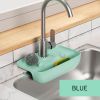 1pc Splash Guard For Sink Faucet; Faucet Drain Rack
