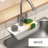 1pc Splash Guard For Sink Faucet; Faucet Drain Rack