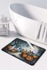 Ghosts Spooky Halloween Memory Foam Kitchen Mat Machine Washable Anti-Fatigue Mat Cushion Comfort Bath Mat or Kitchen Rug